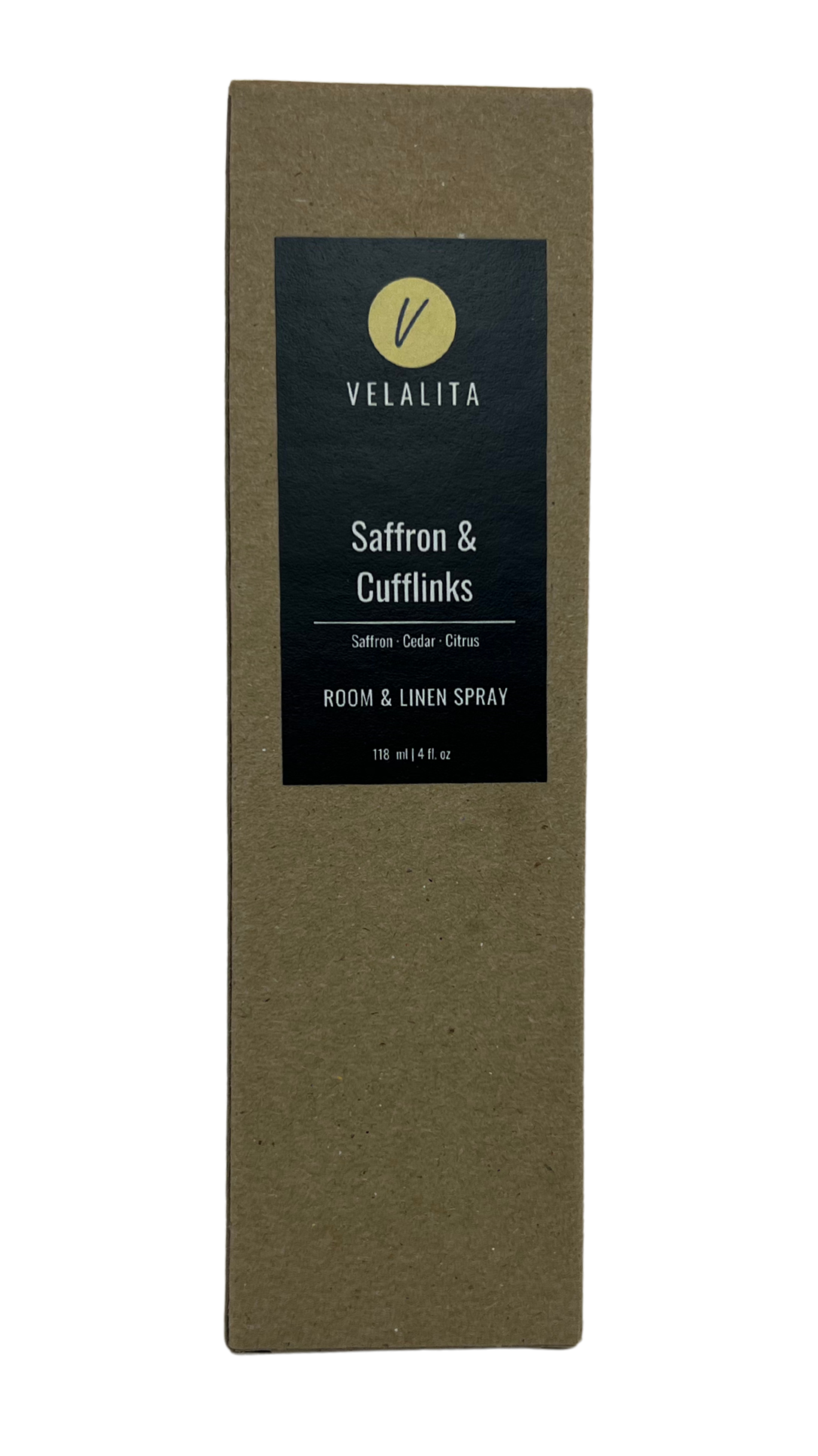 Saffron & Cufflinks Room & Linen Spray 4oz