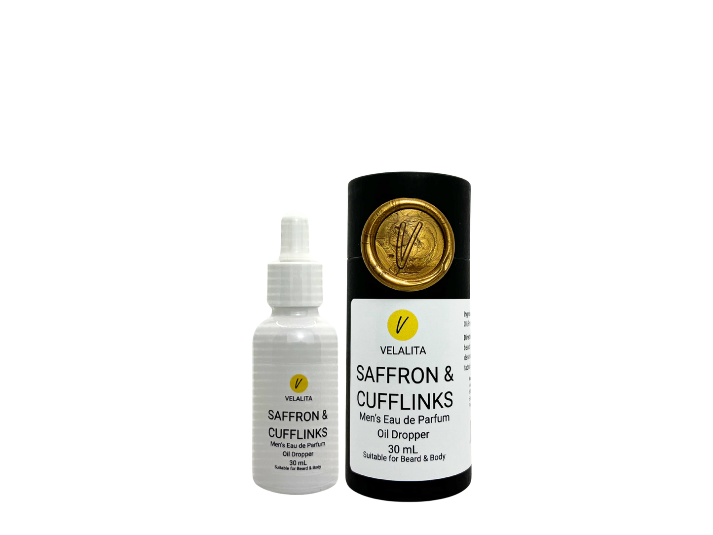 Saffron & Cufflinks Men's Eau de Parfum Oil Dropper