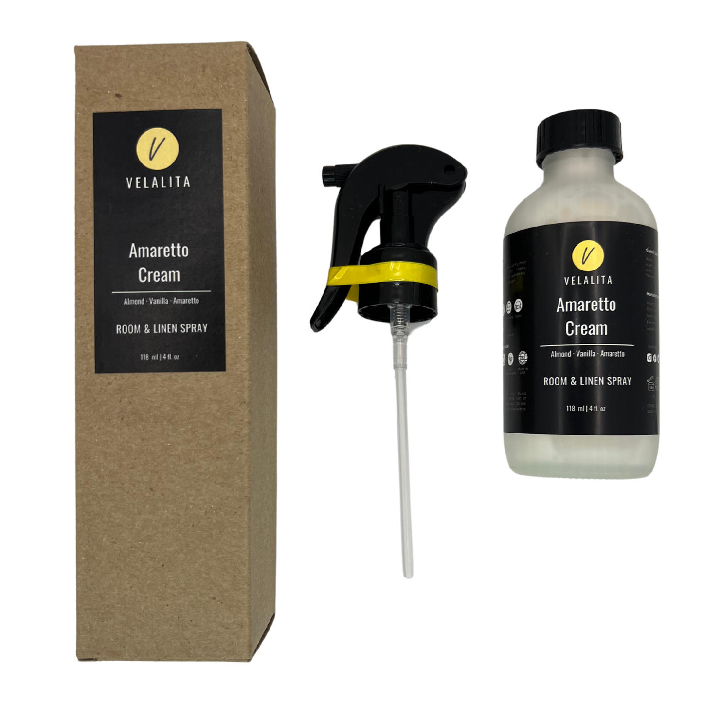 Amaretto Cream Room & Linen Spray 4oz