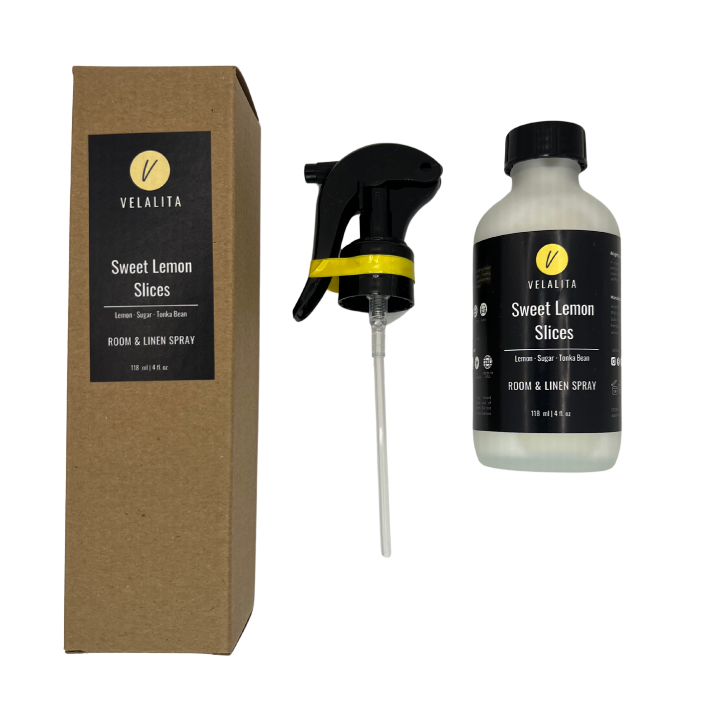 Sweet Lemon Slices Room & Linen Spray 4oz