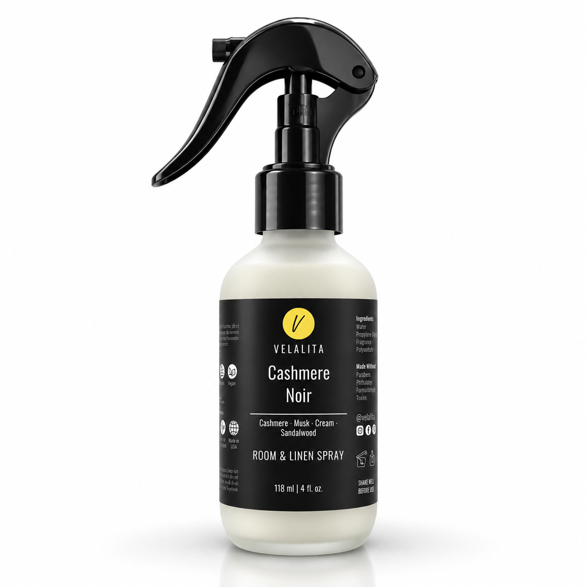 Cashmere Noir Room & Linen Spray 4oz