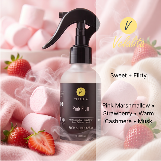 Pink Fluff Room & Linen Spray 4oz