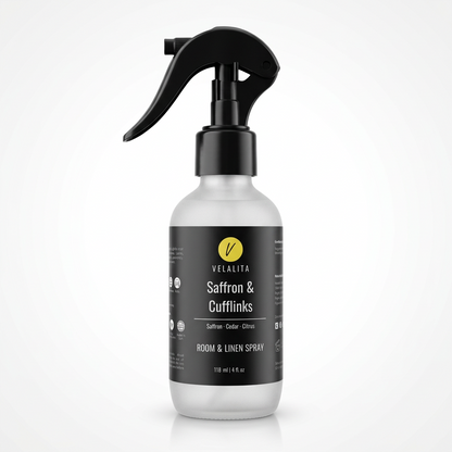 Saffron & Cufflinks Room & Linen Spray 4oz
