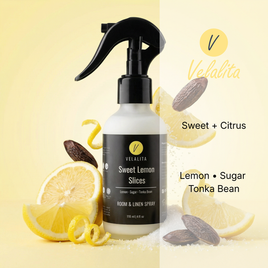 Sweet Lemon Slices Room & Linen Spray 4oz